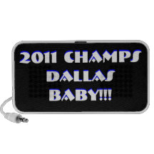 2011 CHAMPS DALLAS BABY!!! NOTEBOOK SPEAKER
