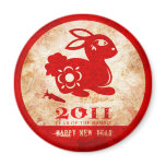 2011 Chinese New Year of the Rabbit Fridge Magnet