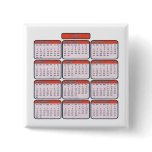 2011 Decorative Calendar Button
