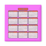 2011 Decorative Calendar Magnet