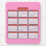 2011 Decorative Calendar Mousepad