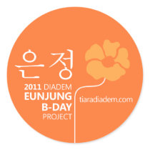 2011 Eunjung Birthday Sticker