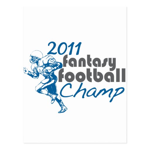 2011 Fantasy Football Champ Post Card