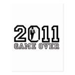 2011 Game over Postcards