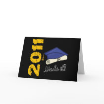 2011 Graduation Cap Greeting Card