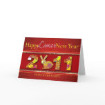 2011 Happy Lunar New Year Greeting Card