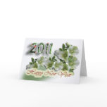 2011 Happy New Year Card - Hellebores