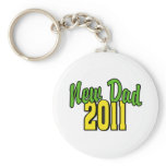 2011 New Dad Keychain