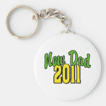2011 New Dad Keychain