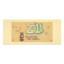 2011 New Year Wisdom insight growth fun owl art Announcements