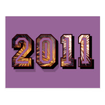 2011 outline fireworks Party gifts postcards