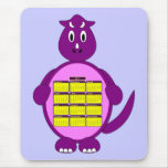 2011 Purple Dinosaur Calendar Mousepad