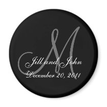 2011 Save the Date Magnet First Names and Initials