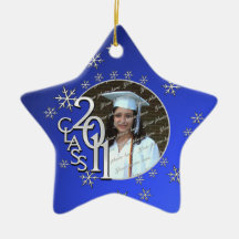 2011 Star Graduate Photo Christmas Tree Ornaments
