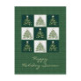 2011 - Unique Christmas trees pattern - Postcard