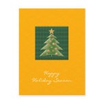 2011 - Unique Christmas trees pattern - Postcard