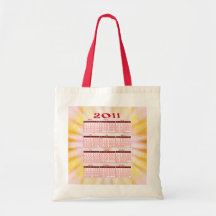 2011 Year at a Glance Calendar Bags