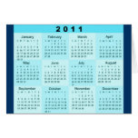 2011 Year at a Glance Calendar Cards