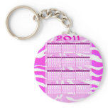 2011 Year at a Glance Calendar Keychain