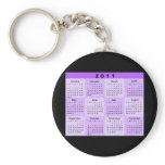 2011 Year at a Glance Calendar Keychains