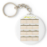 2011 Year at a Glance Calendar keychains