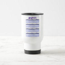 2011 Year at a Glance Calendar Mugs