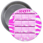 2011 Year at a Glance Calendar Pinback Button