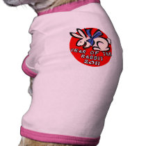 2011 Year of the Rabbit Apparel and Gifts Doggie Tee