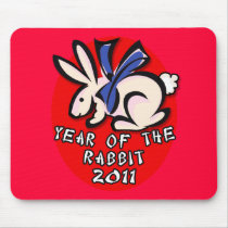 2011 Year of the Rabbit Apparel and Gifts Mousepad