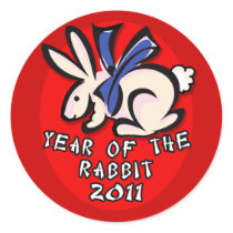 2011 Year of the Rabbit Apparel and Gifts Sticker