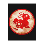 2011 Year of the Rabbit Chinese Astrology Design Postcards