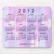 2012 Abstract Calendar Mousepad