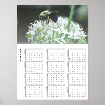 2012 Bumblebee Calendar