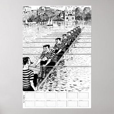 2012 Calendar All In A Row