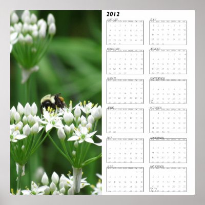 2012 Calendar Bumble Bee