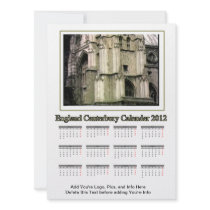 2012 Calendar England Canterbury The MUSEUM Zazzle Invites