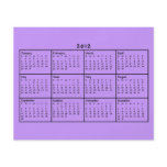 2012 Calendar Personalized Flyer