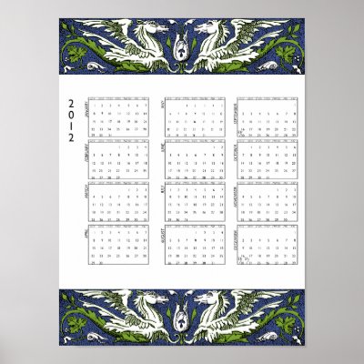 2012 Calendar Hippocamps