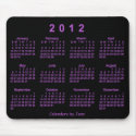 2012 Calendar mousepads