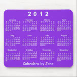 2012 Calendar mousepads