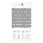 2012 Calendar Template Photo Card