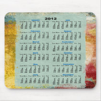 2012 calender mousepads
