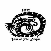 2012 Chinese New Year Dragon Photo Cut Outs