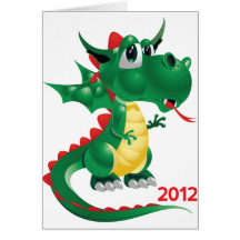 2012 Chinese New Year, The Year of The Dragon Card