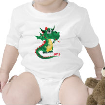 2012 Chinese New Year, The Year of The Dragon Baby Bodysuits