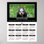 2012 Demotivational Wall Calendar: Attitude Print