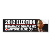2012 Election - Anti Obama Bumper Stickers