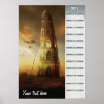 2012 Endless Dreamy World - Poster-Type Calendar