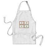 2012 festive New Year frames Apron