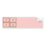 2012 festive New Year frames Bumper Stickers